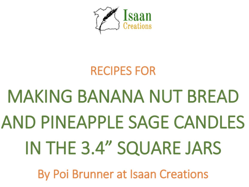 E-Book: Making Banana Nut Bread and Pineapple Sage Candles - READ DESCRIPTION!!