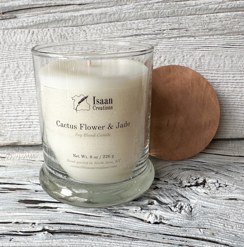 Cactus Flower &amp; Jade Candle (8 oz)