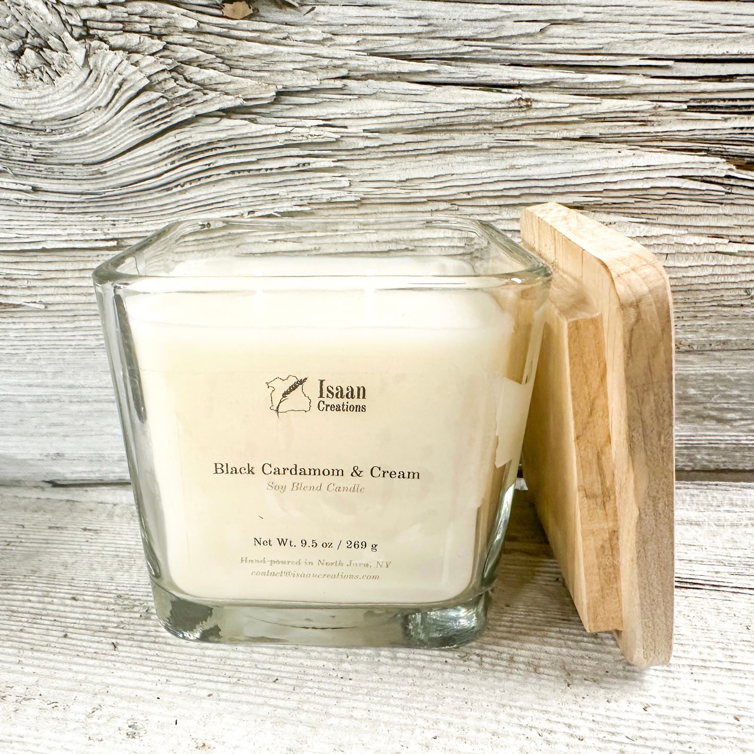 Black Cardamom &amp; Cream Candle (9.5 oz)