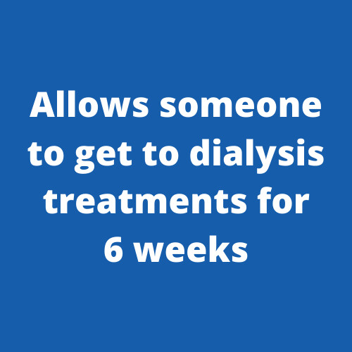 6 weeks to dialysis