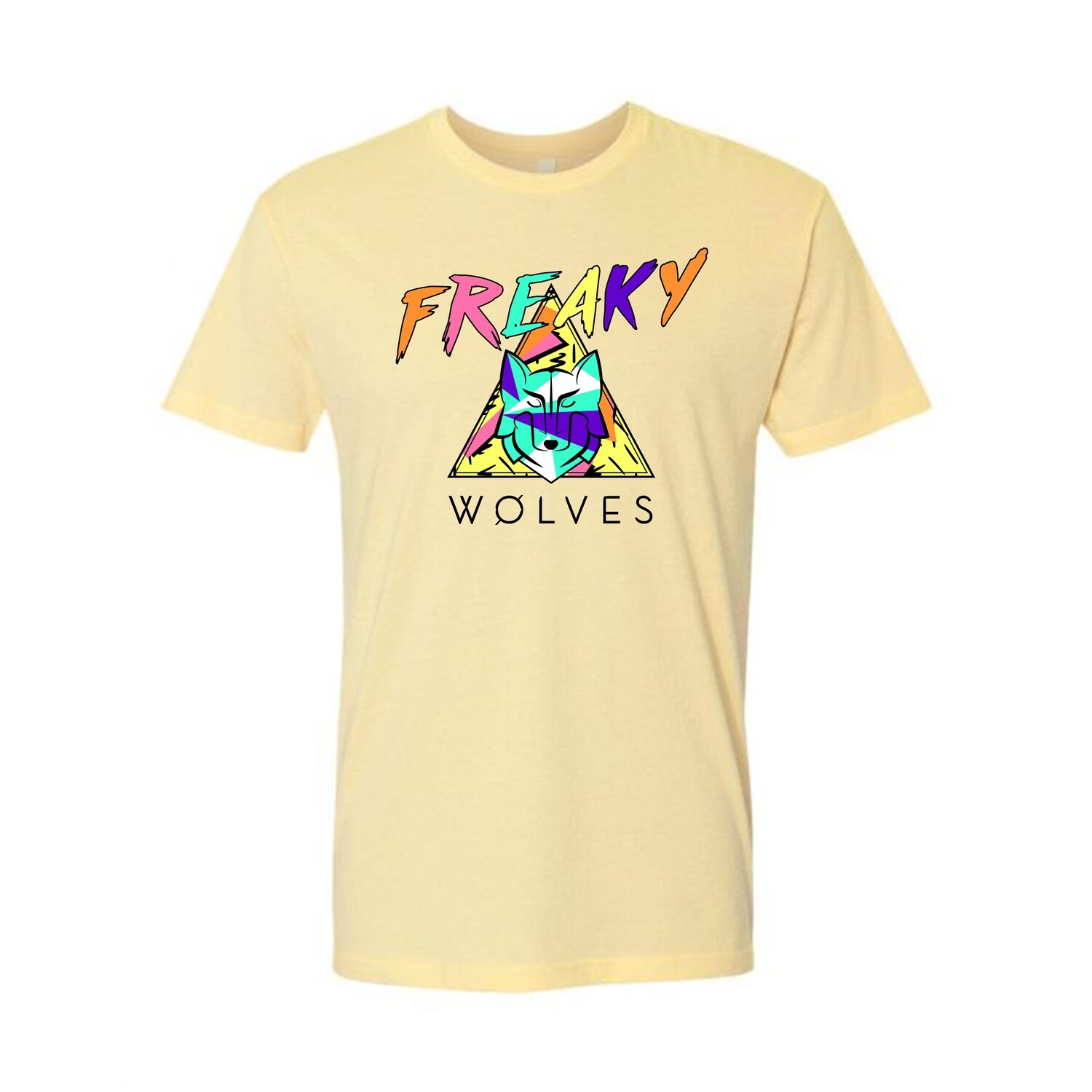Wolves Freaky T-Shirt, Color: Banana Cream