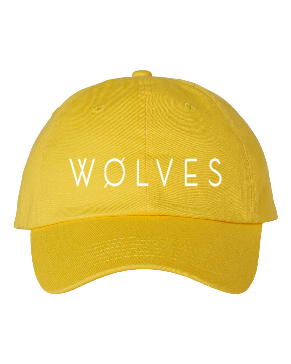 Wolves Dad Hats, Colors: Yellow