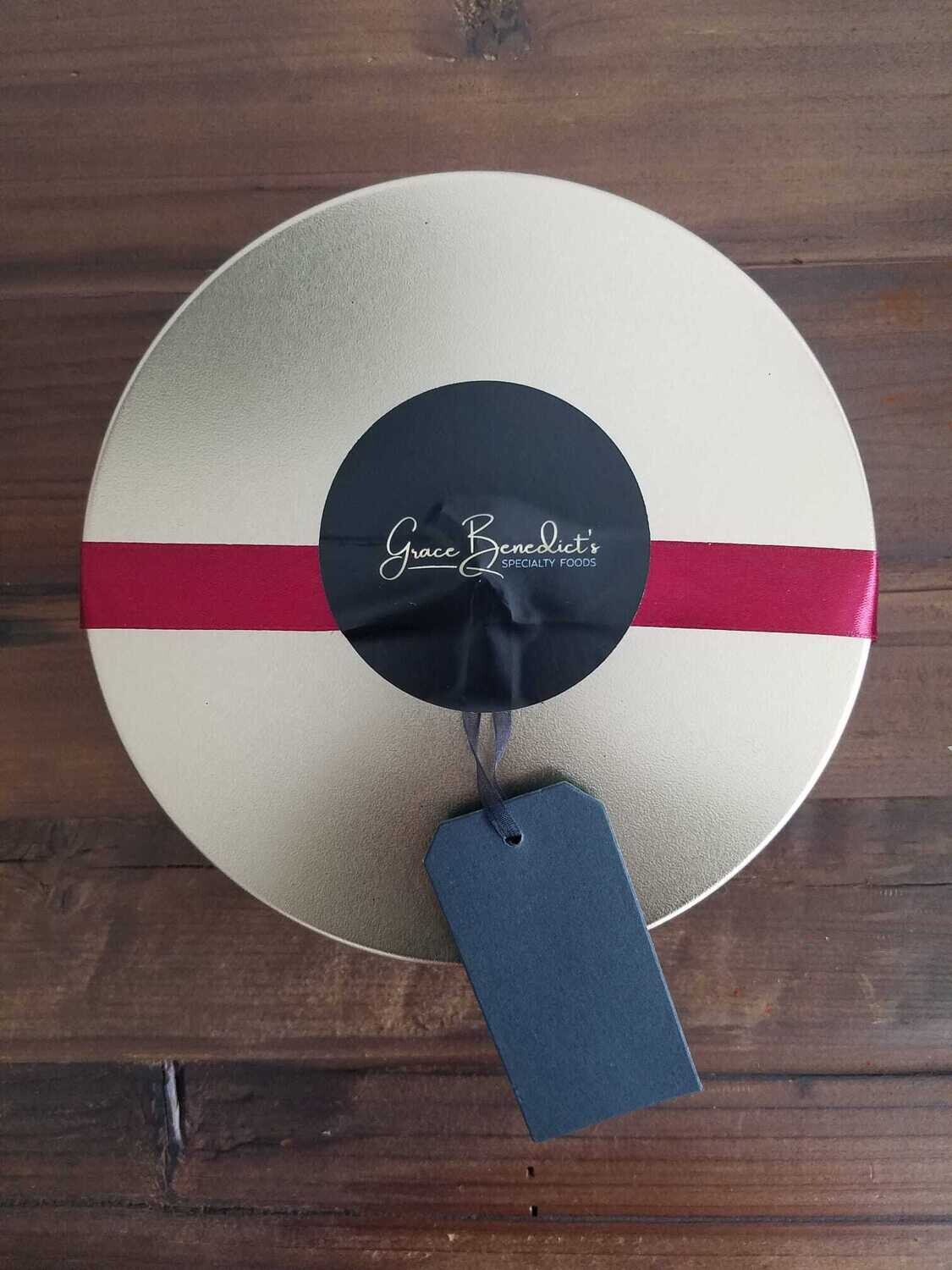6 large hand crafted premium Belgian chocolate shortbread cookies in a gift box, comes in an assortment of dark, milk or white chocolate