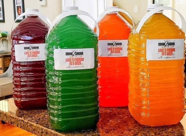 DRINK2SHRINK Juice 1 WEEK SUPPLY (1 GAL)