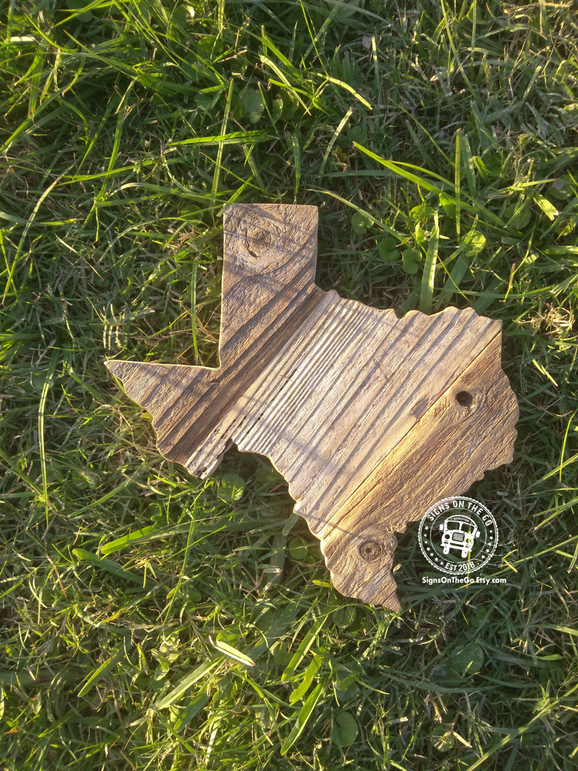 Reclaimed Texas Wooden Sign