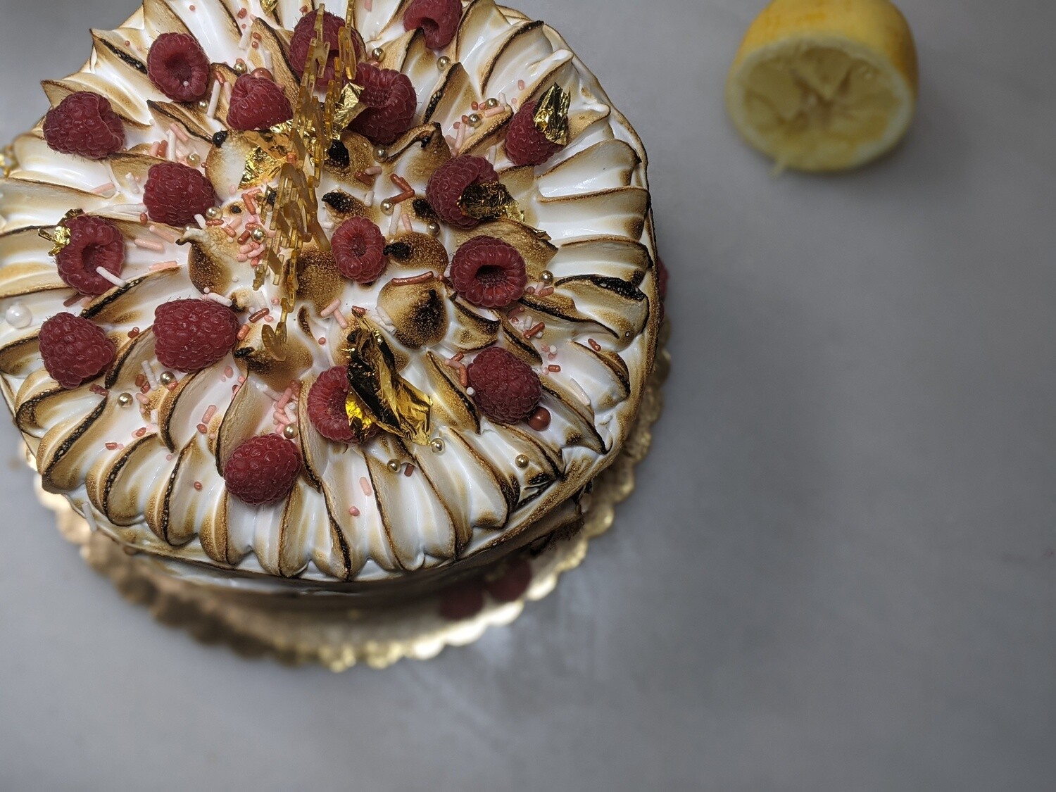 Lemon Raspberry Cake