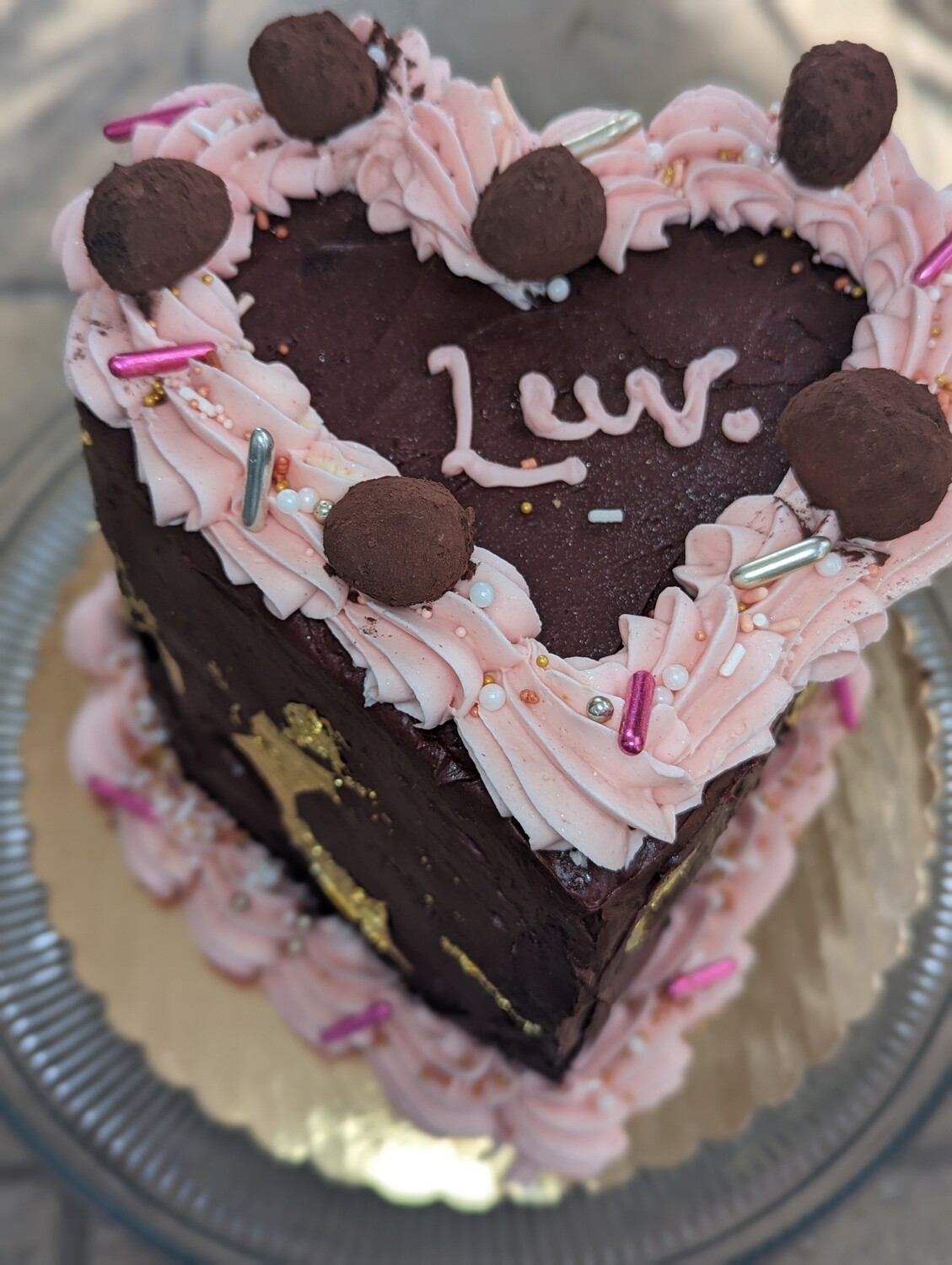 Heart cake