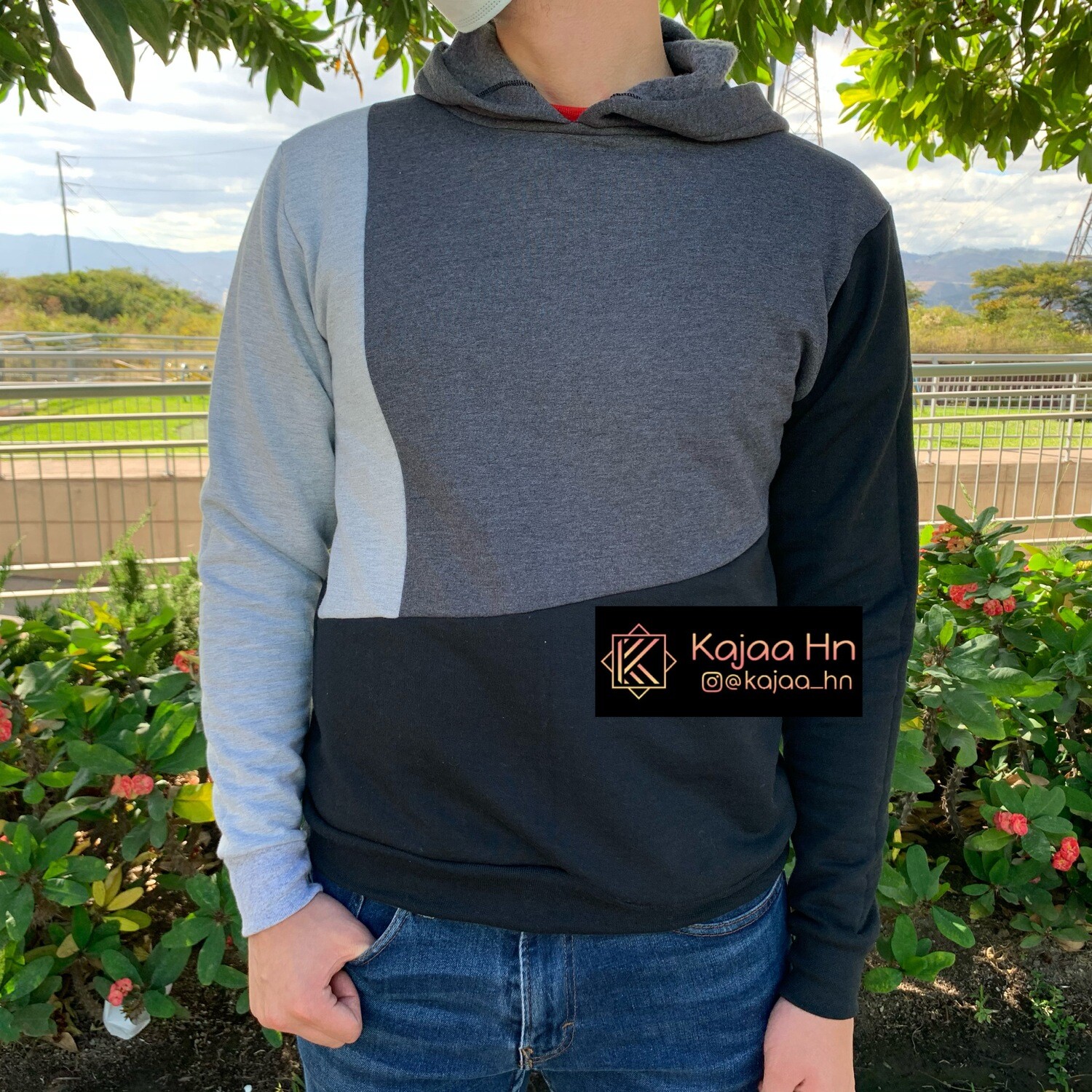 Hoodie Color Block 1