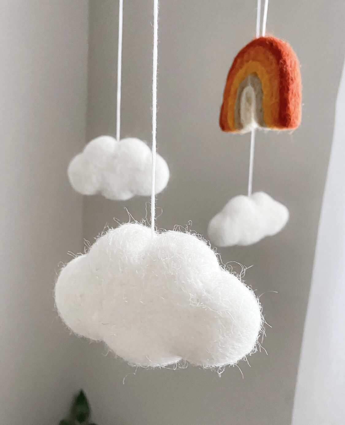 Felt Rainbow Mobile
