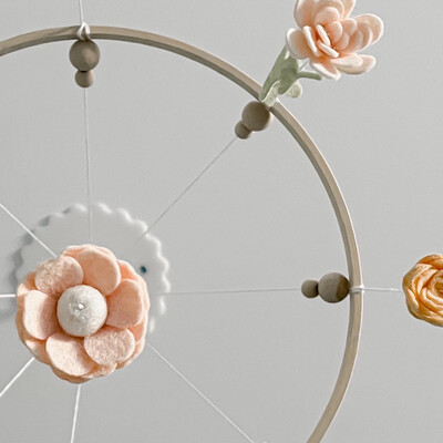 Felt Floral Mobile