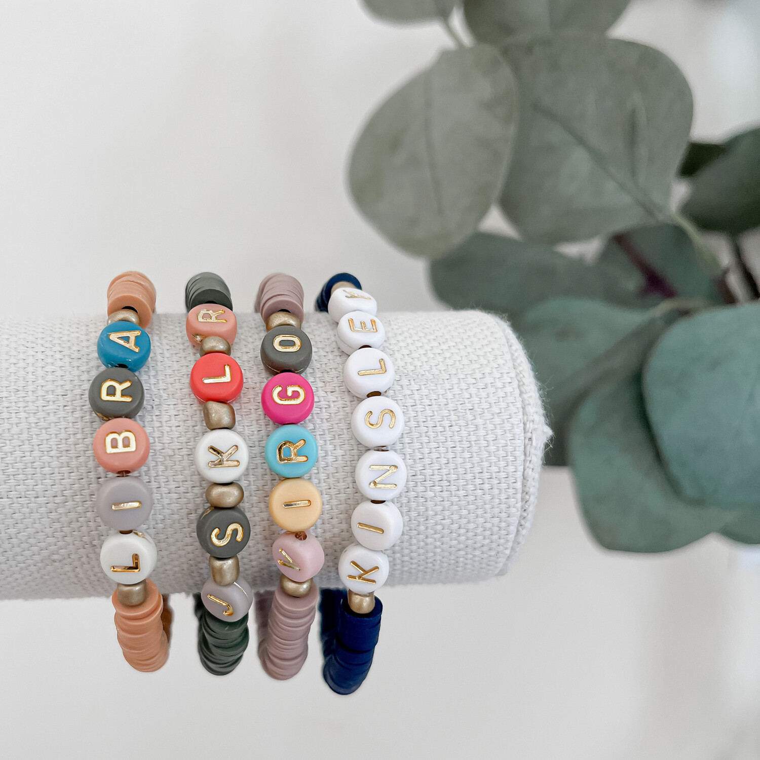 Custom Clay Bead Bracelets