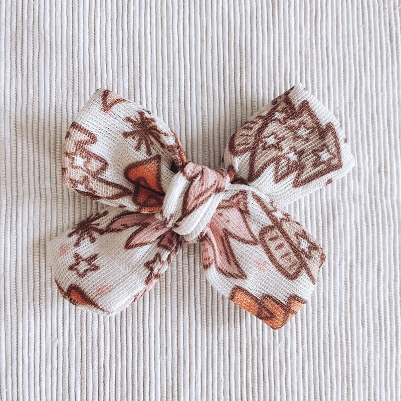 Holiday Boho Christmas Tree Bow