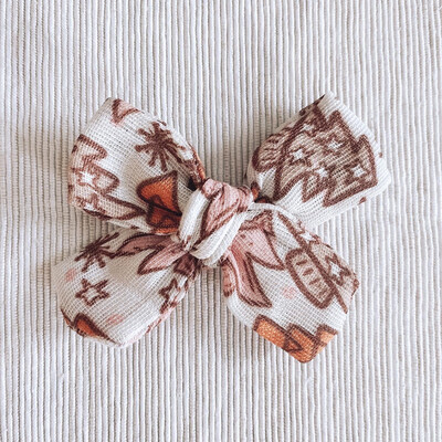 Holiday Boho Christmas Tree Bow