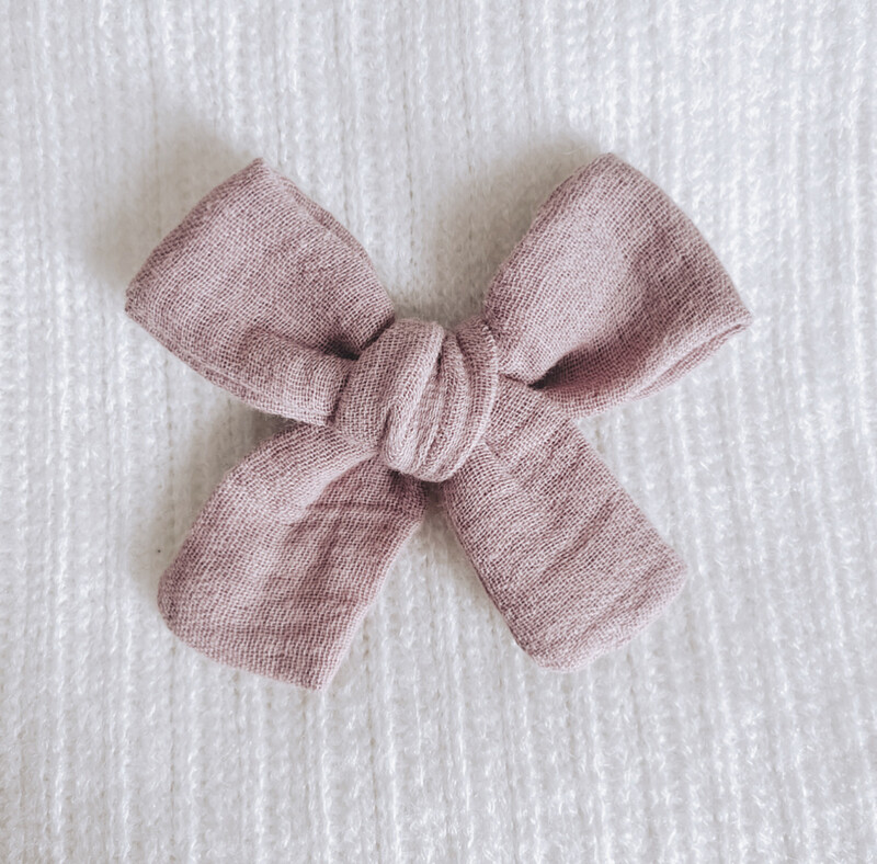 Mauve Bow