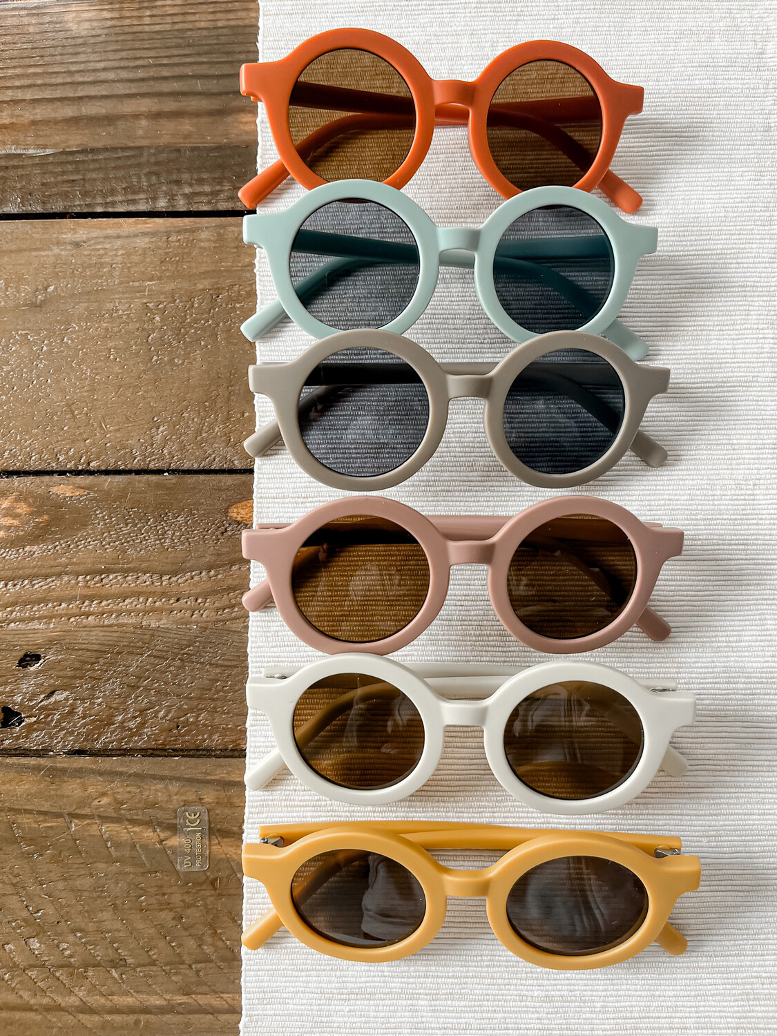 Retro Round Frame Sunglasses - Kids