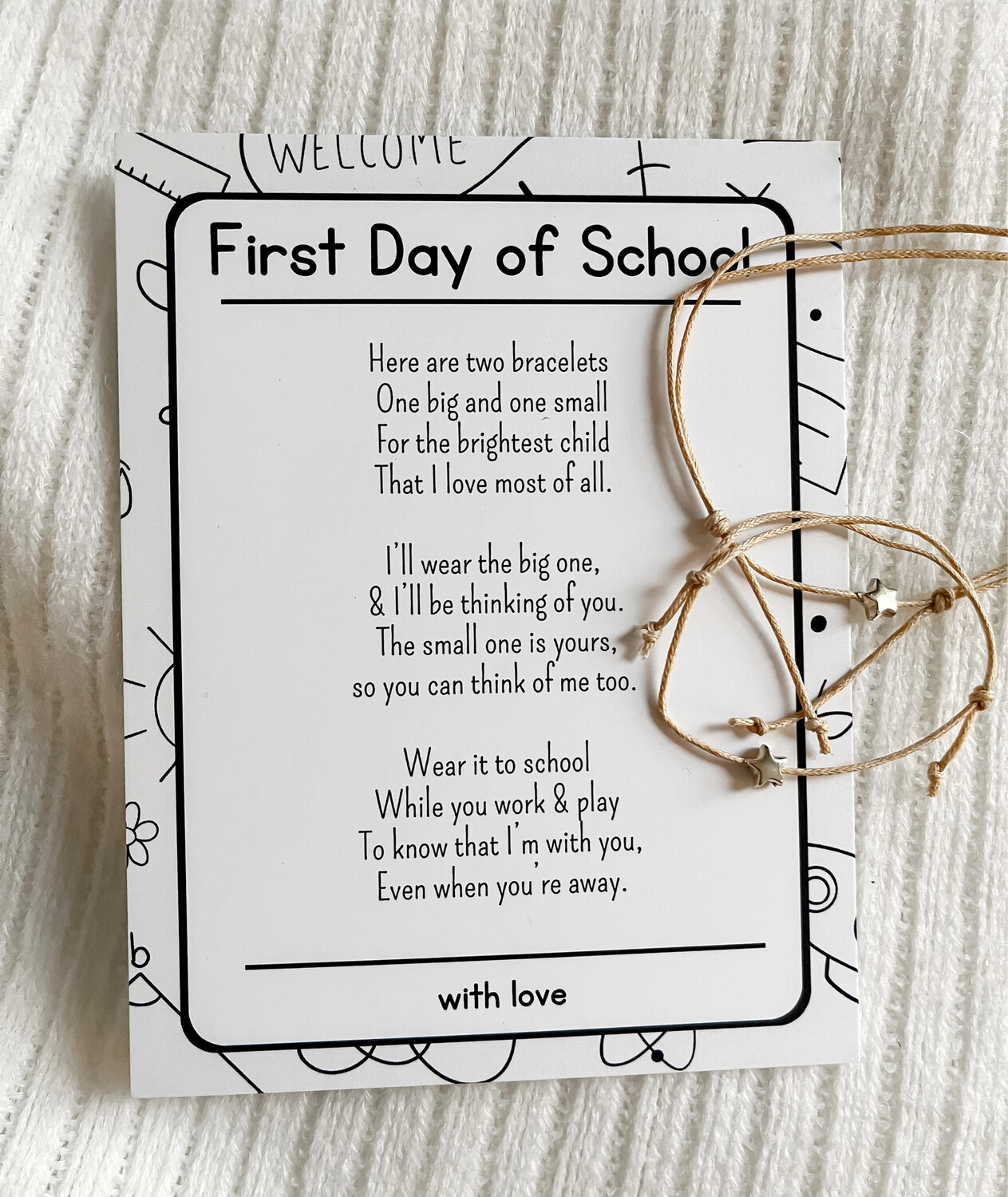 First Day of School - Star Bracelets