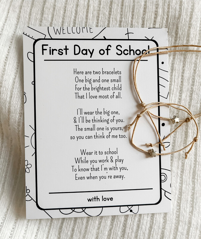 First Day of School - Star Bracelets