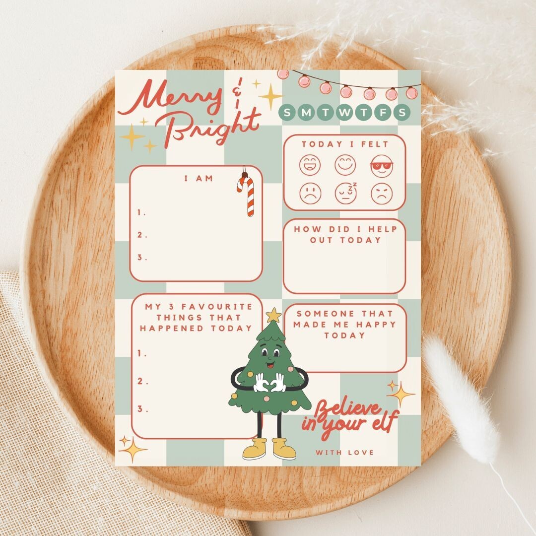 Holiday Gratitude Notepad