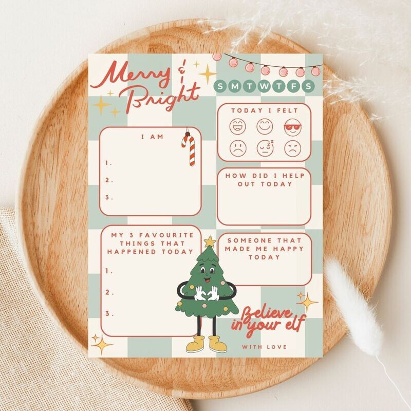 Holiday Gratitude Notepad