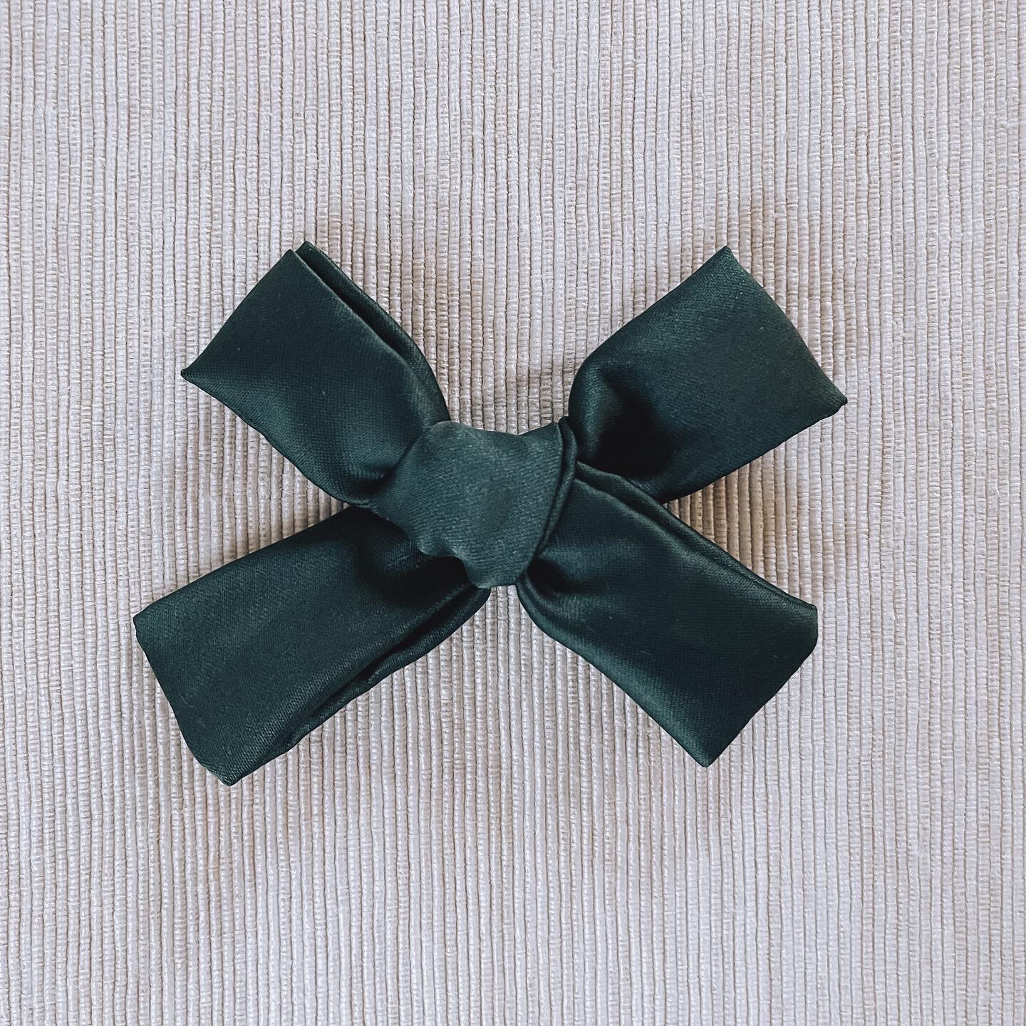 Green Silk Bow