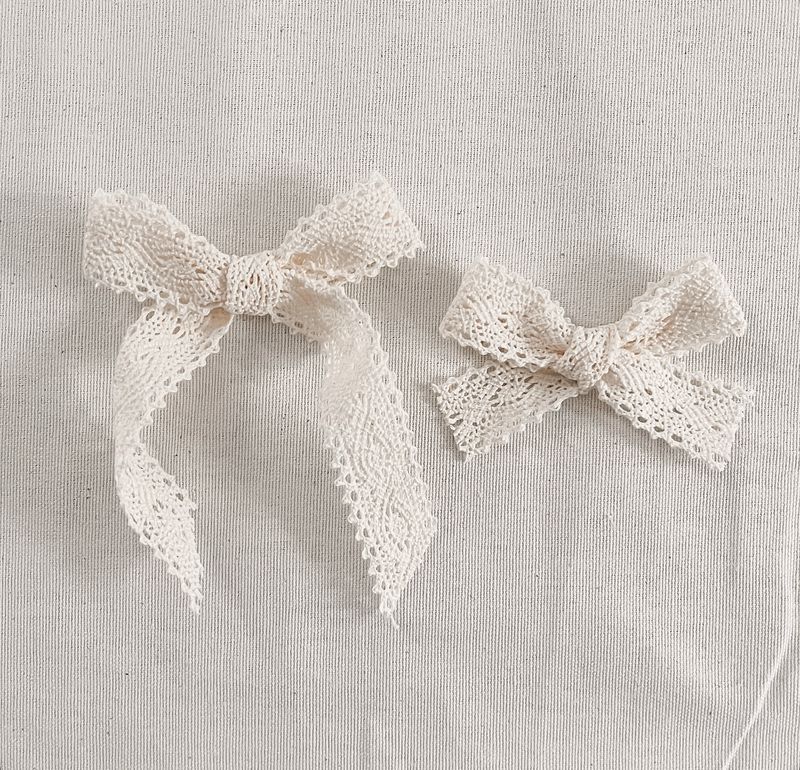 Ivory Lace Bow