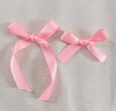 Pink Satin Bow