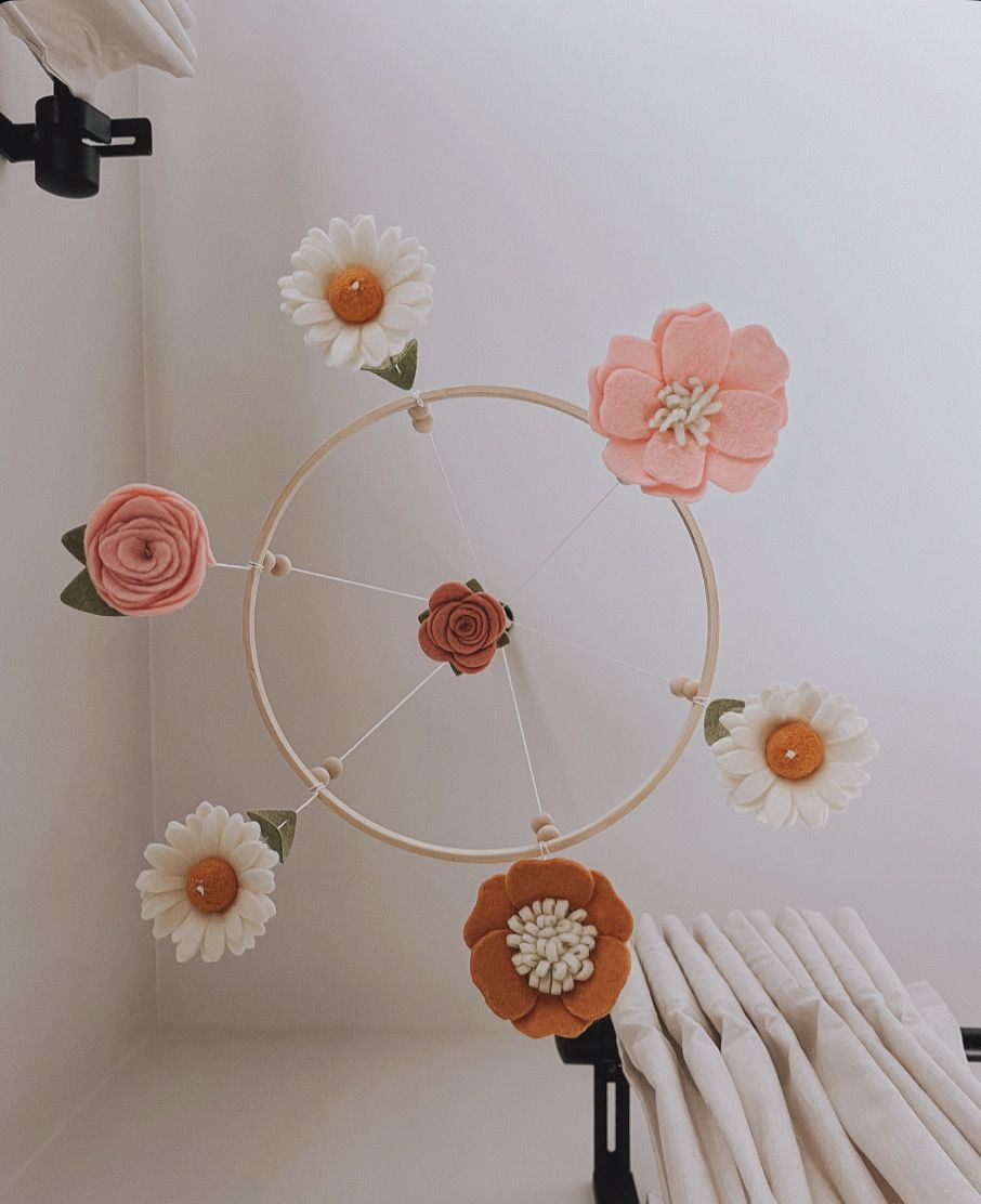 Felt Floral Mobile