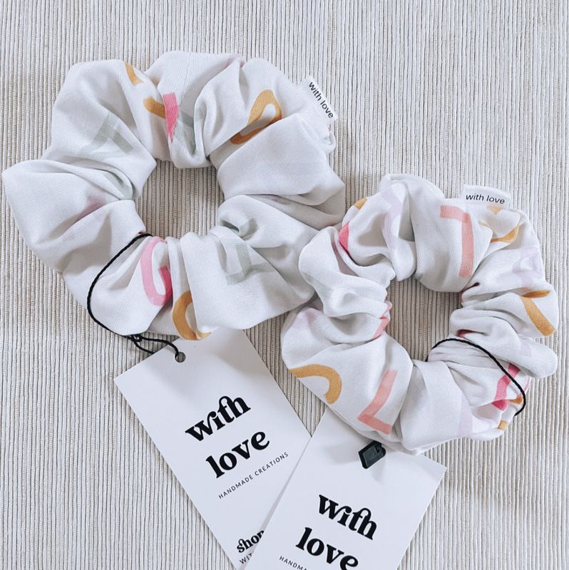 Alphabet Scrunchie