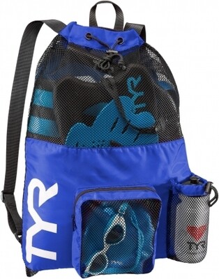 Big Mesh Mummy Backpack (Blue)