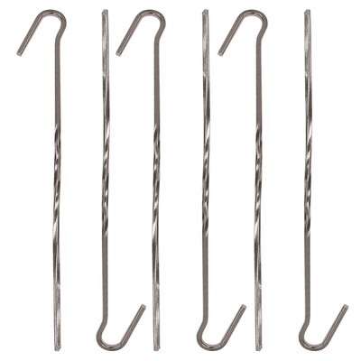 Tent Stakes - Steel Skewer 7&quot;