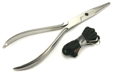 Heavy Duty Stainless 8&quot; Pliers w/ Lanyard