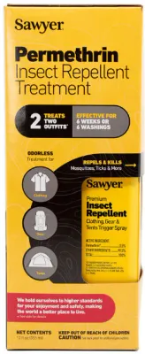 Permethrin *Gear/Clothing/Tent* Insect Repellent
