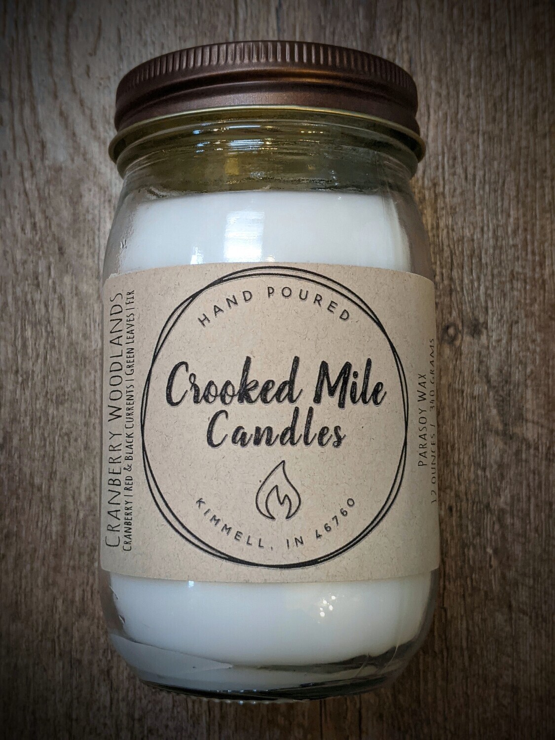 Crooked Mile Candles - Large Hand-Poured Candle Crooked Mile Candles - Large Hand-Poured Candle