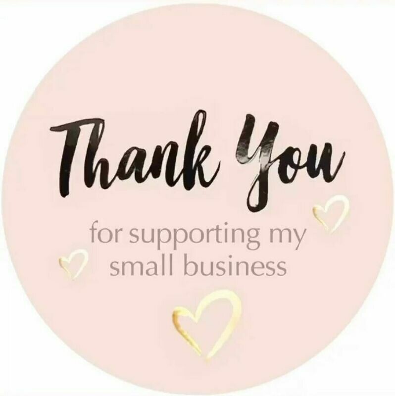 1.5&quot; Thank You Stickers