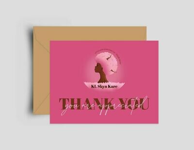 Thank You Card Design