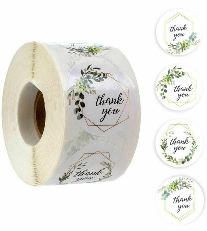 1.5&quot; Thank You Stickers
