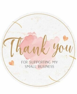 1.5&quot; Thank You Stickers