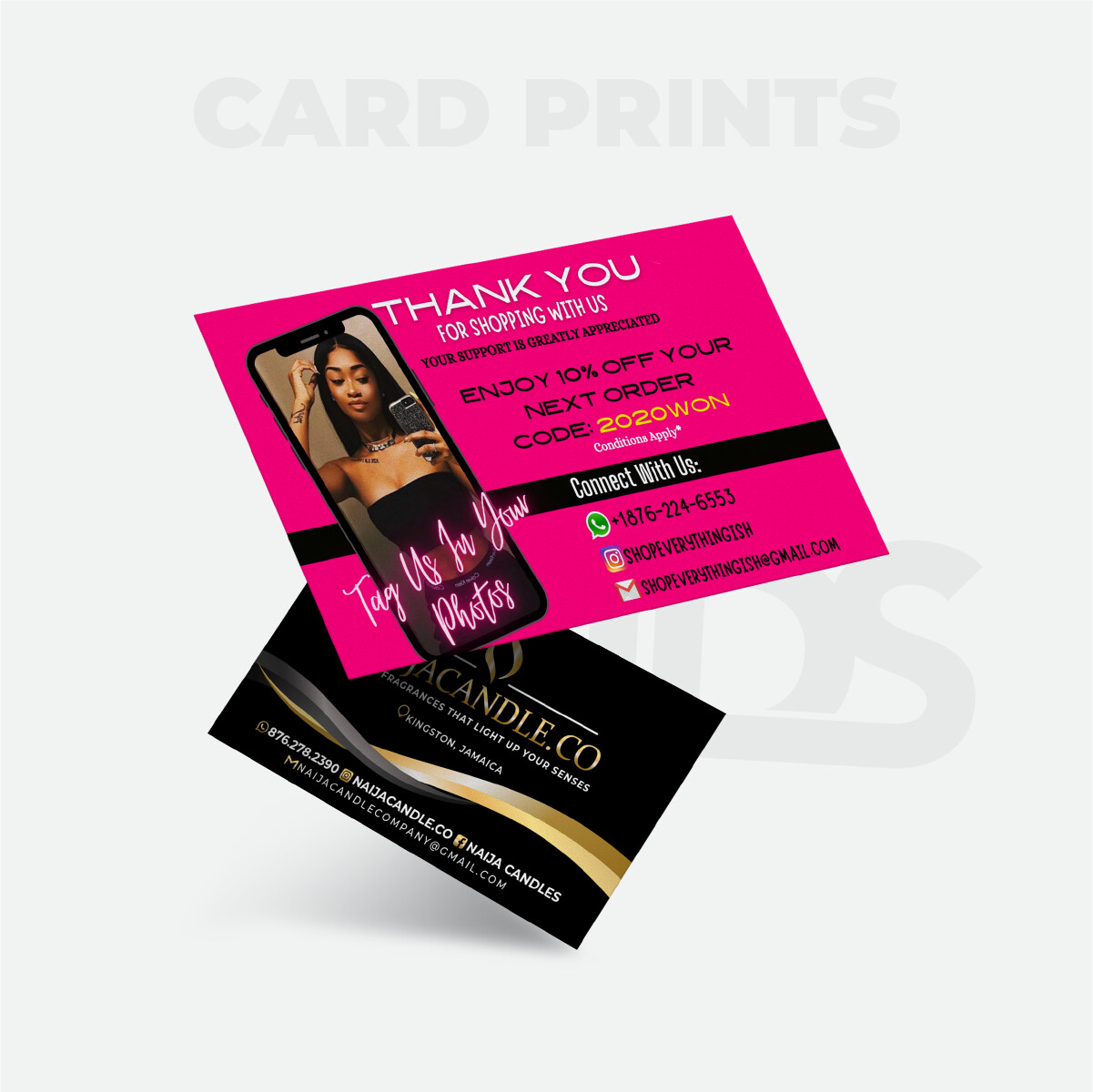 Prints Card Sign In Card Prints