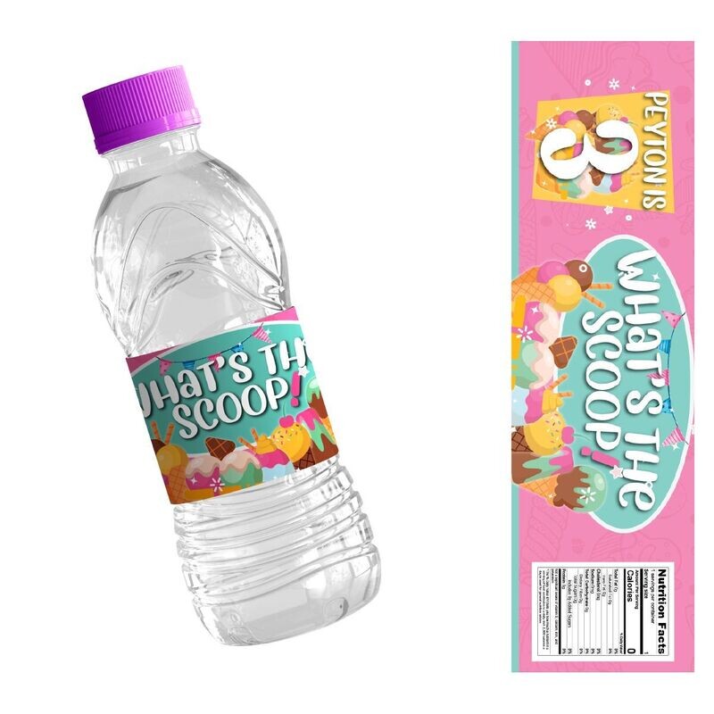 Water Label Design