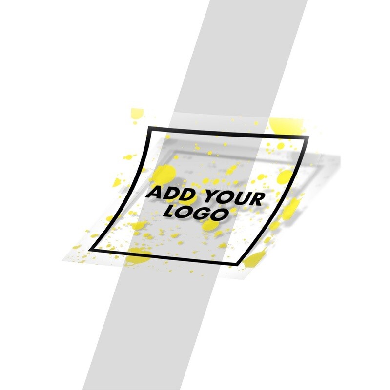 CLEAR Square Stickers