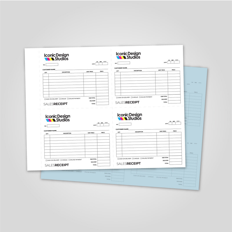 NCR Receipt Book (260 receipts)