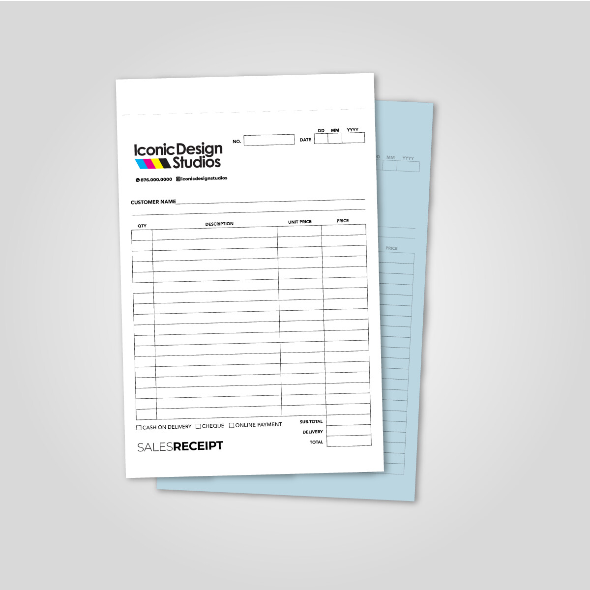 NCR Receipt Book (65 receipts)