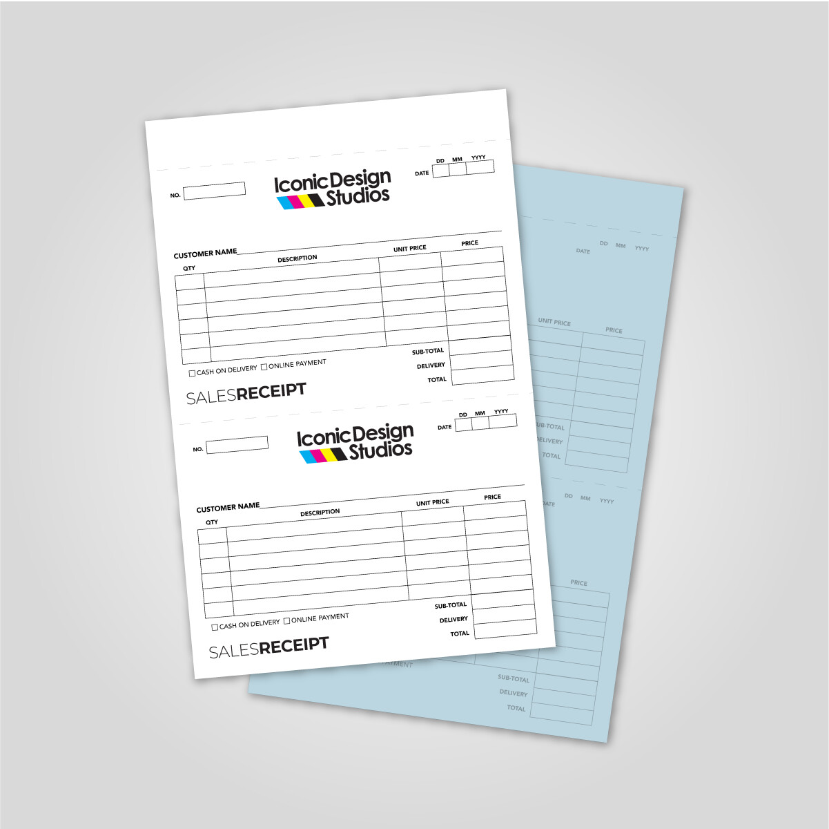 NCR Receipt Book (130 receipts)