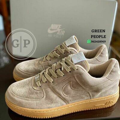 Nike Air Force One SHADOW Camel y Beige