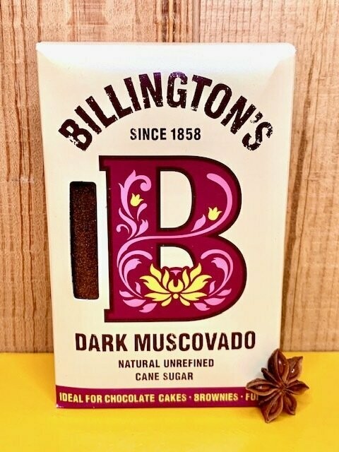 dunkler Muscovado-Zucker, Billington's, 500 g