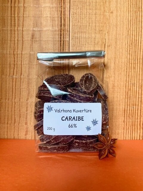Valrhona Schokolade CARAIBE, 66%, 200 g Valrhona Schokolade CARAIBE, 66%, 200 g