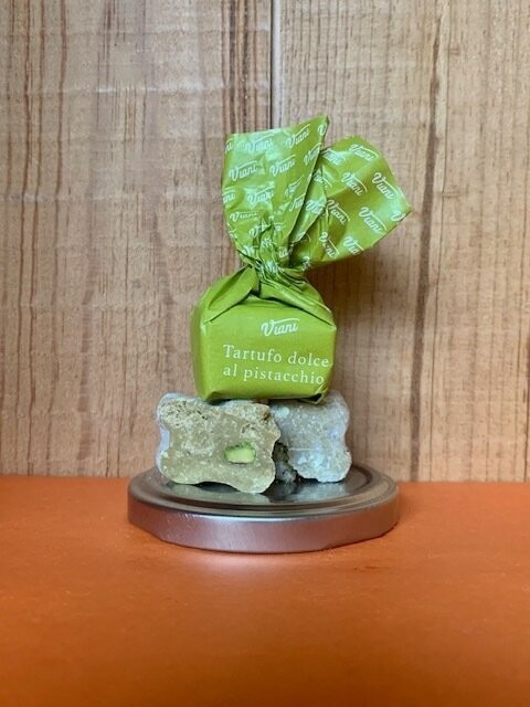Tartufo dolce al pistacchio, Trüffelpraline, 14 g Tartufo dolce al pistacchio, Trüffelpraline, 14 g