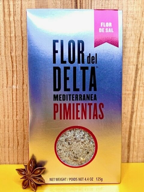 Flor del Delta mediterranea pimientas, 125 g Flor del Delta mediterranea pimientas, 125 g