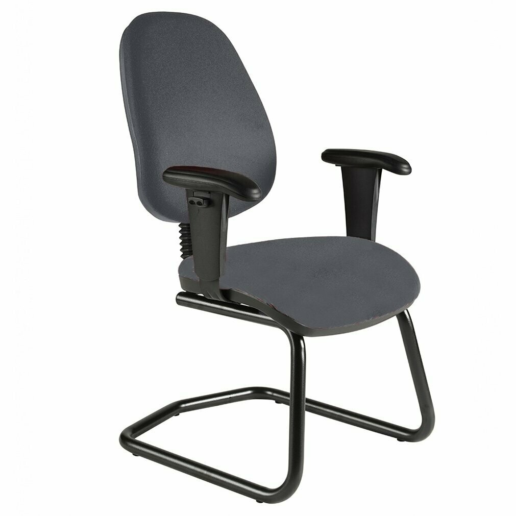 HBO Meeting Chair (Adjustable Arms), Colour Option: Blizzard