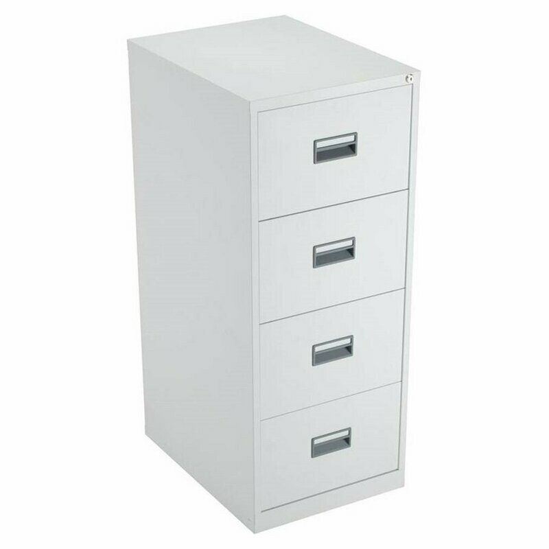 4 Drawer Metal filing cabinet grey